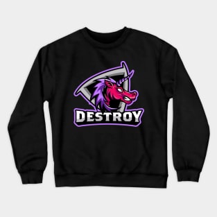 Angry Unicorn Esports Crewneck Sweatshirt